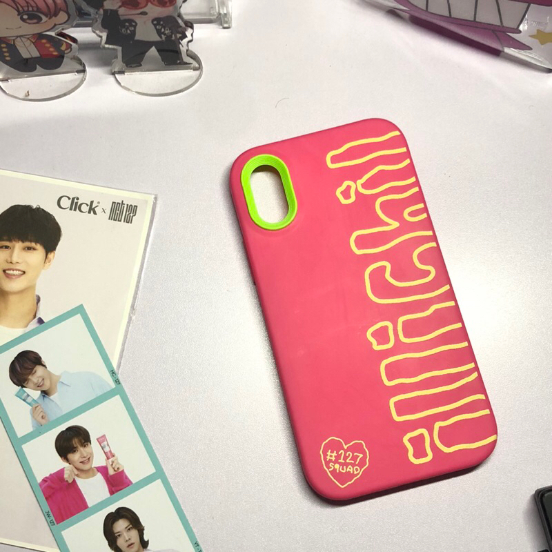 [CEK TIPE HP CHAT] Illichil Fushia Case NCT 127 - Soft Case for Iphone