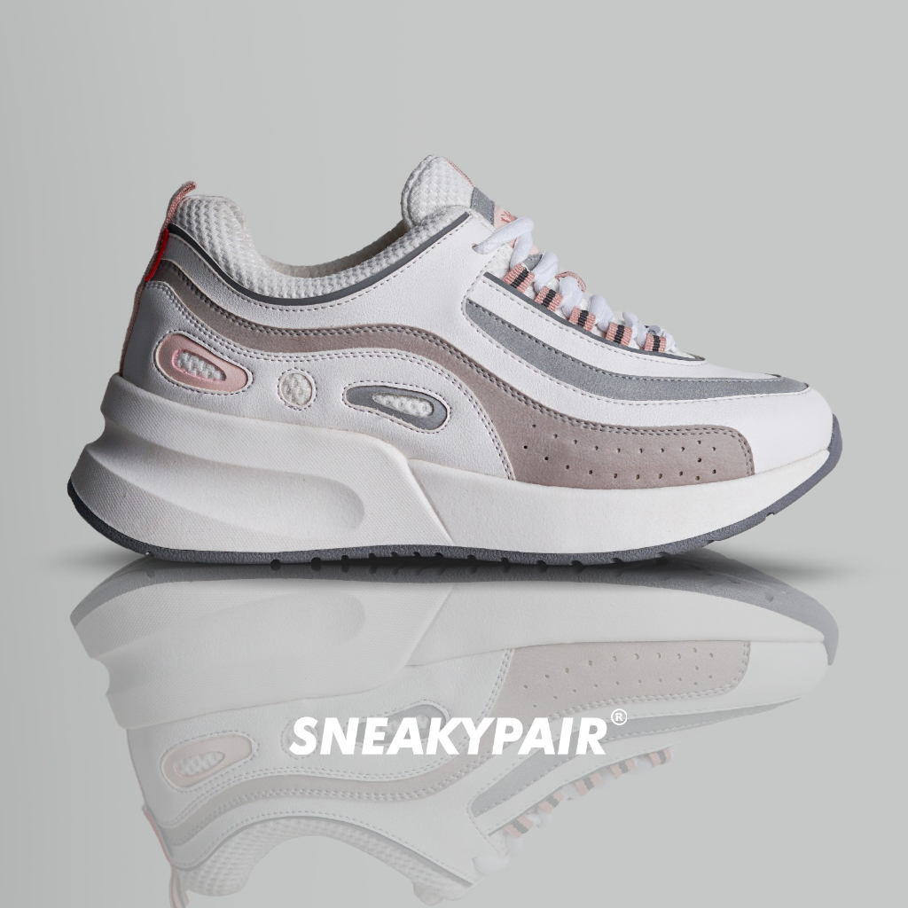 	 SNEAKYPAIR Wind White Swan Sepatu Wanita Sneakers Shoes	