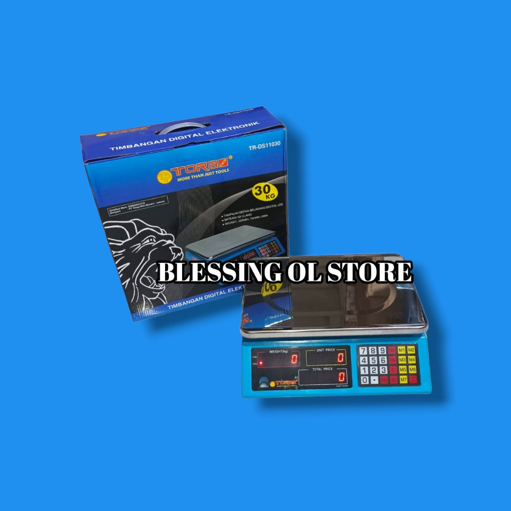 TIMBANGAN DIGITAL TORA 30KG | TIMBANGAN DIGITAL 30KG