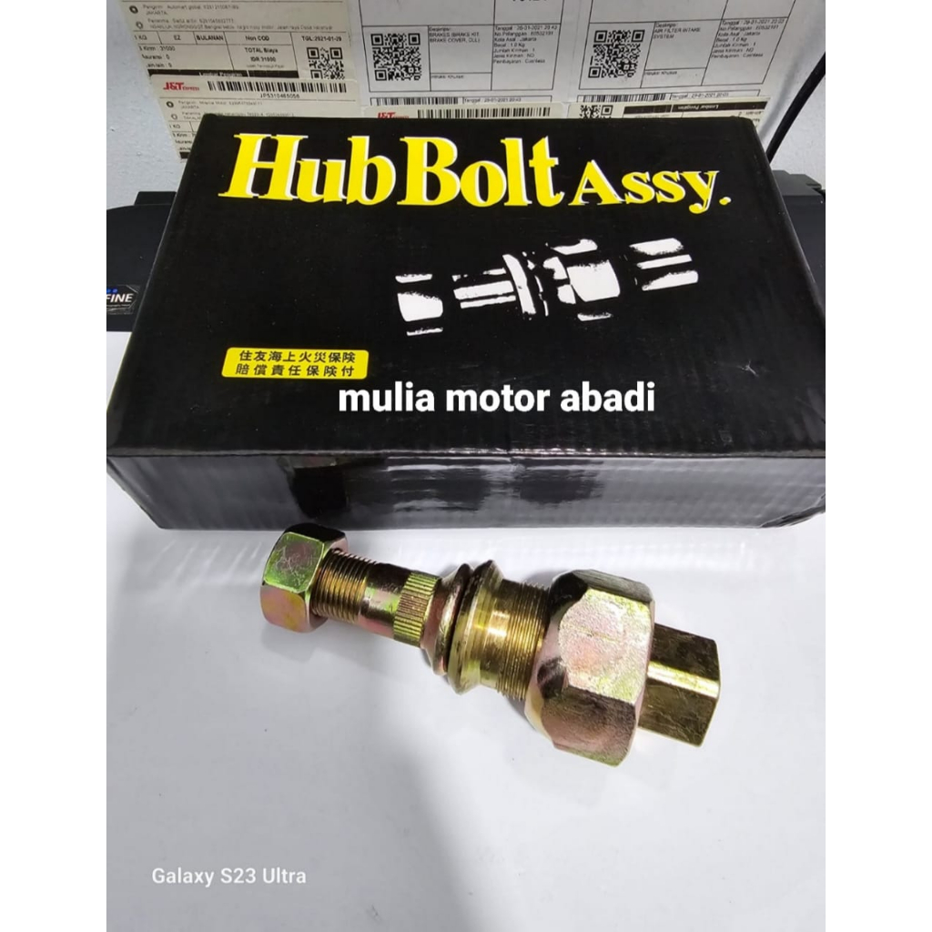 Baut roda belakang Mitsubishi canter ps125 asli