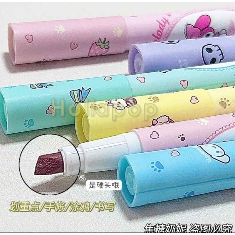 

Ay00! Set Stabillo isi 6 Kitty Melody Korumi pochacho Cinamoroll Pom HOP