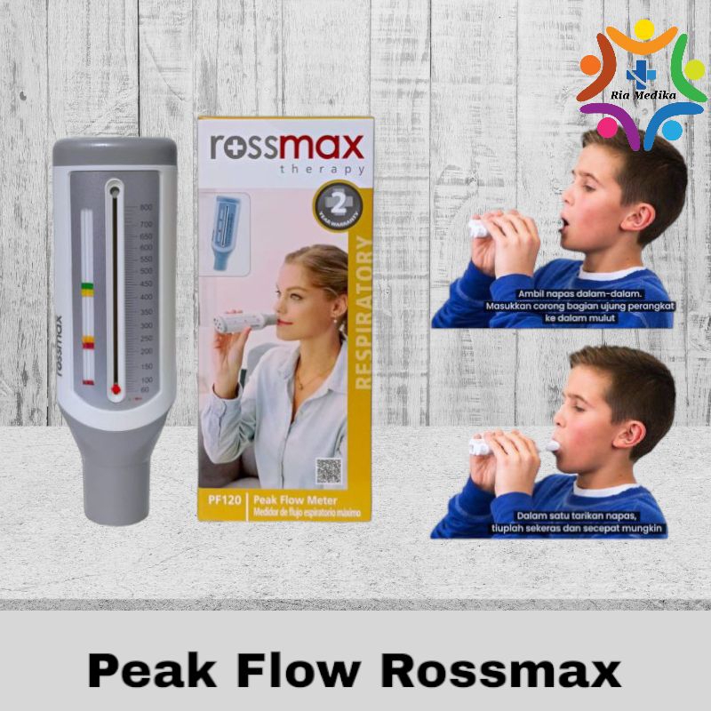 Peak Flow Rossmax  Alat Test Asma  Spirometer Manual