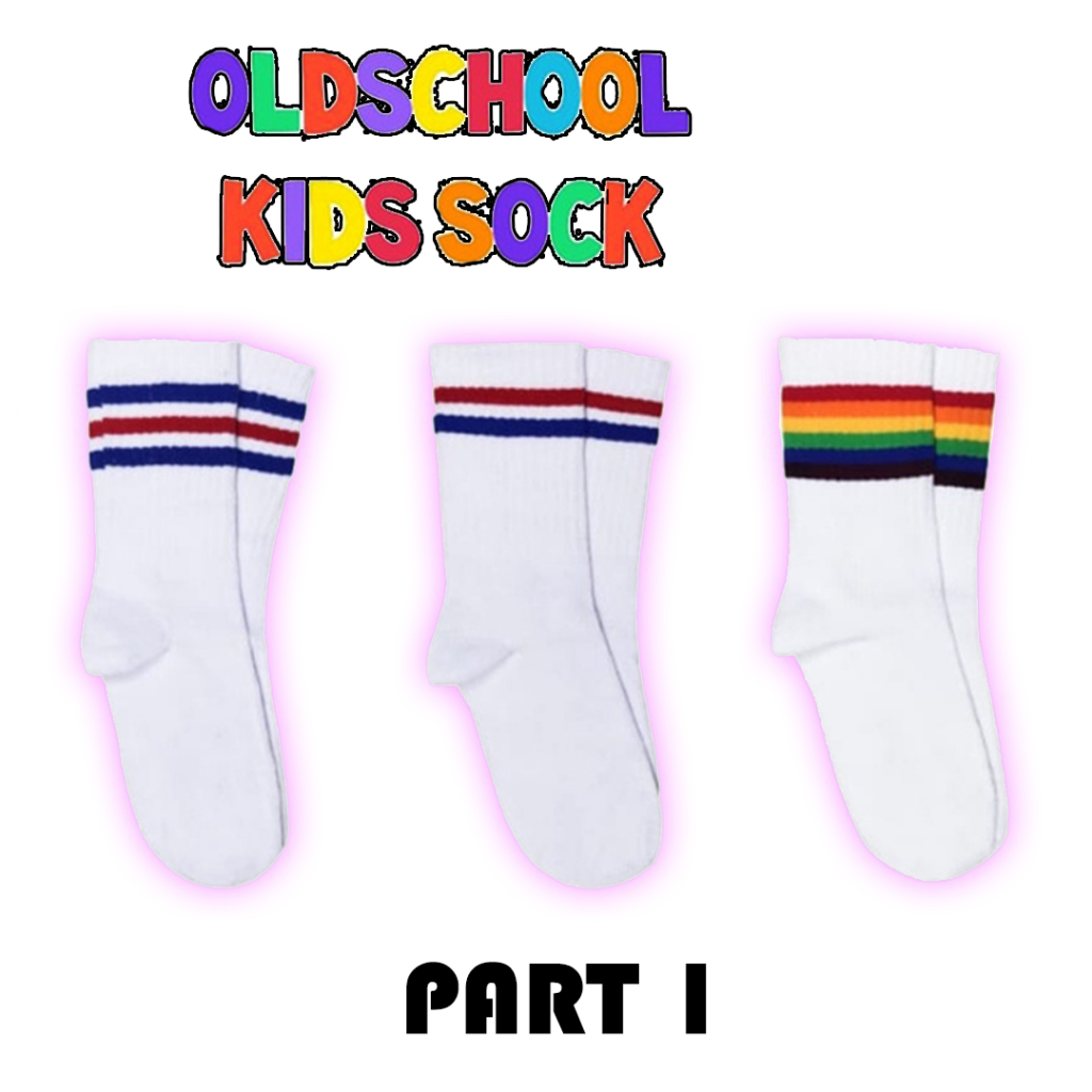 Kaos Kaki Anak Motif Oldschool Kids 2-7 Tahun PART 1 (FC)