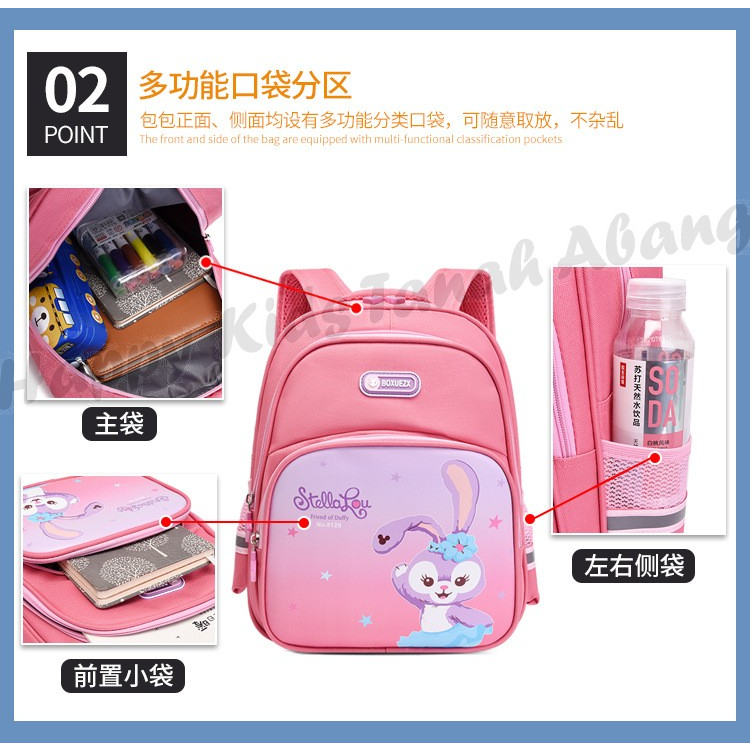 TAS RANSEL ANAK LAKI-LAKI / TAS SEKOLAH ANAK PEREMPUAN IMPORT / TAS RANSEL ANAK KARAKTER LUCU