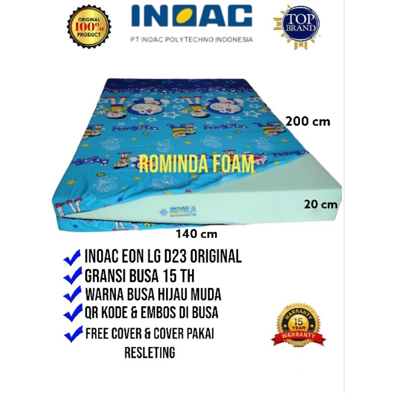 Kasur inoac uk 200x140x20 eon d23 busa ijo