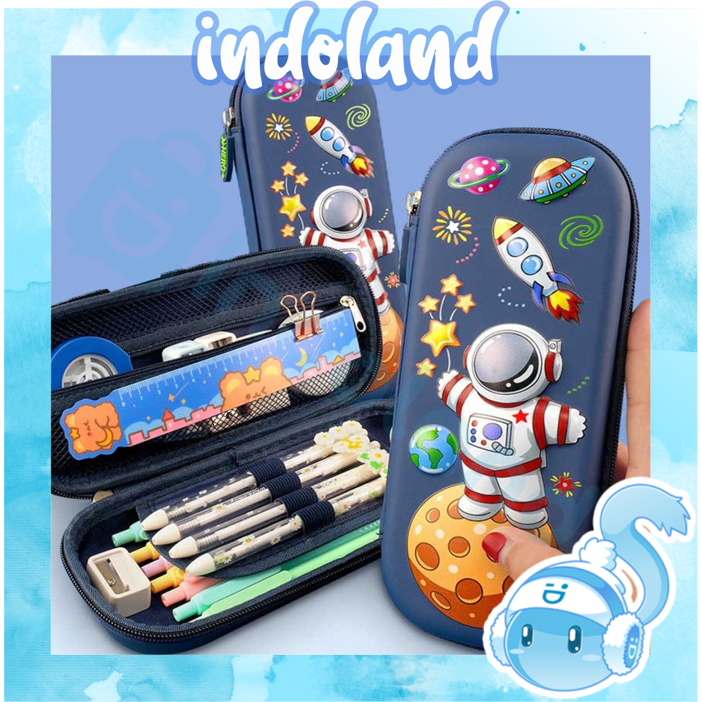 

☀ INDOLAND ☀ TEMPAT PENSIL KOTAK PENSIL GAMBAR 3D ANAK S080