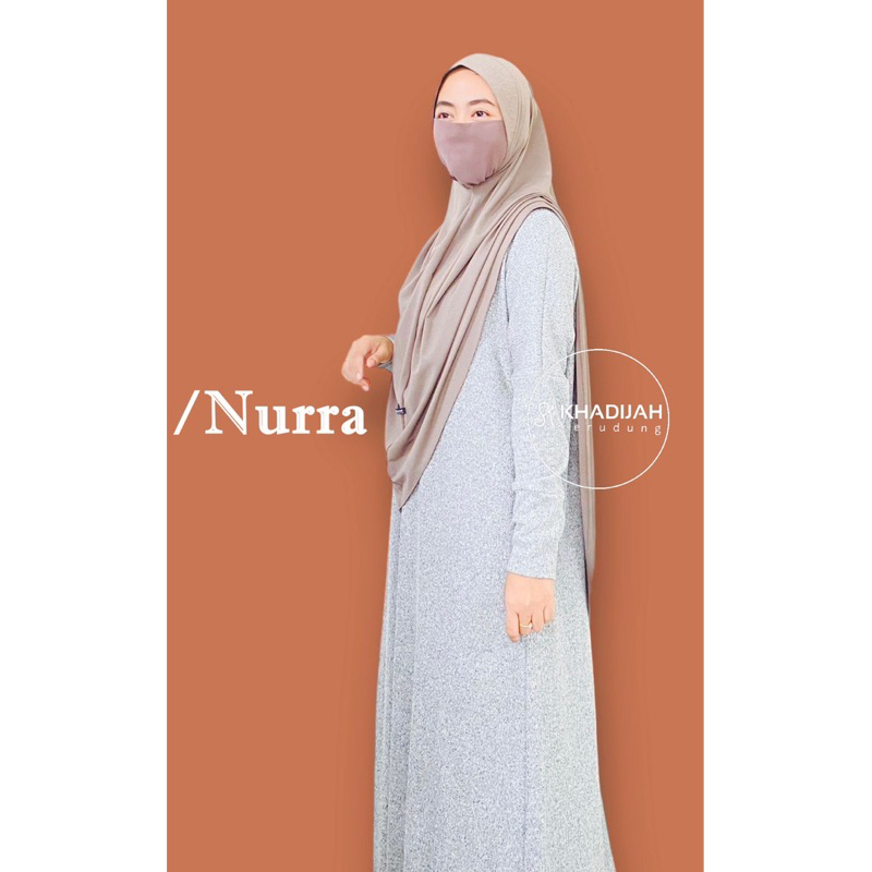 Nurra khimar jersey_Nurra khimar jersey soft pad ant by khadijah_Khimar jersey soft pad antem