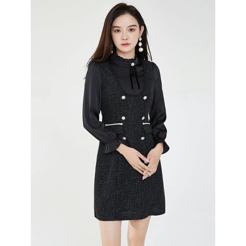 GAUN DRESS KOREA IMPORT