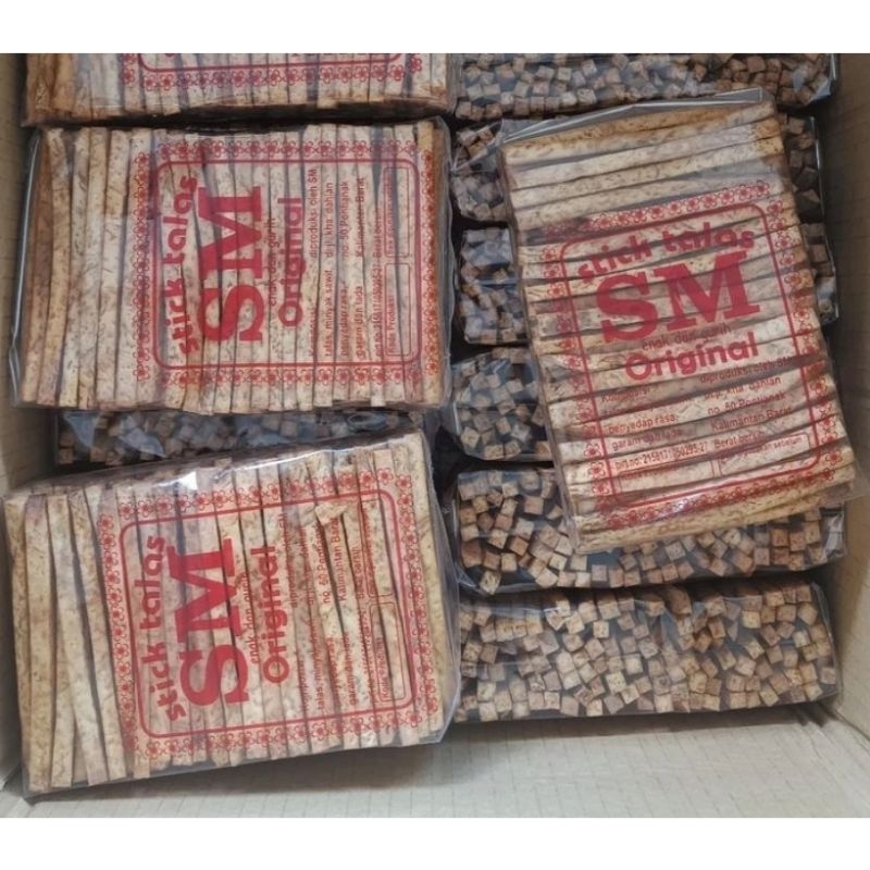 

Talas Snack SM / Stick Talas Pontianak / Stick Keladi / Keripik Talas / Keripik Keladi / Oleh oleh Khas Pontianak / Makanan Kalimantan Barat