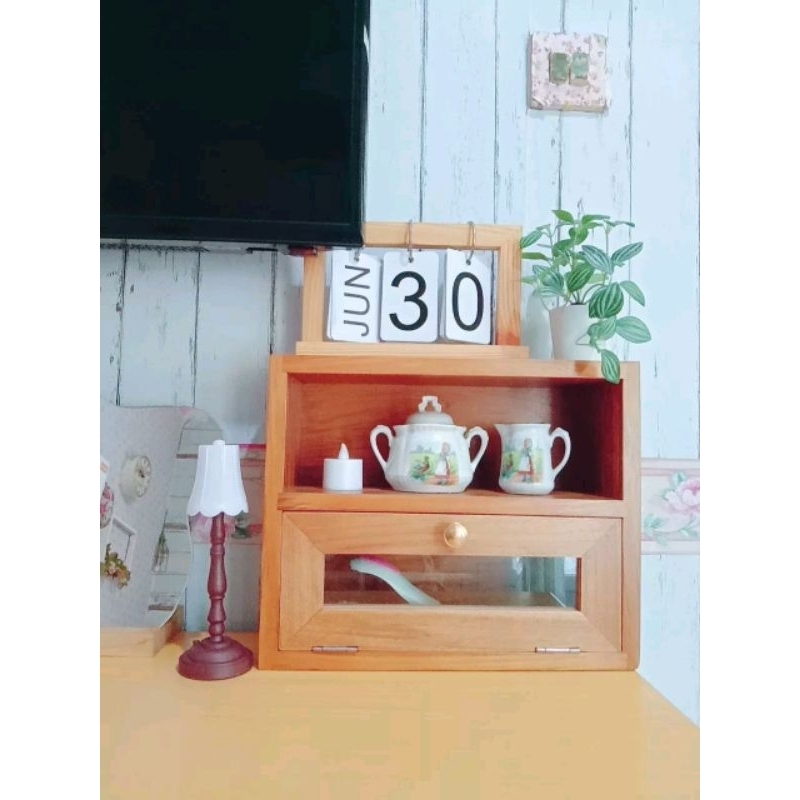 rak kecil minimalis kayu jati