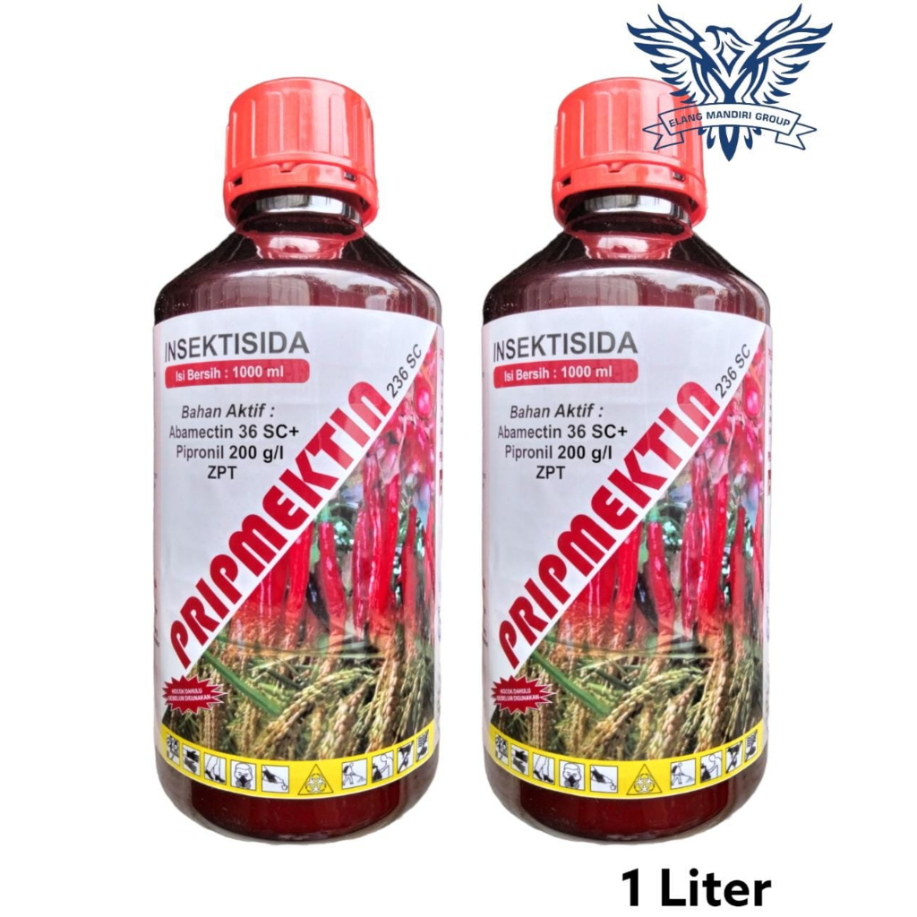 PRIPMEKTIN 236 SC 1 Liter Insektisida Abamektin 36SC + Fipronil 200g/l ZPT Basmi Hama Pada Tanaman A