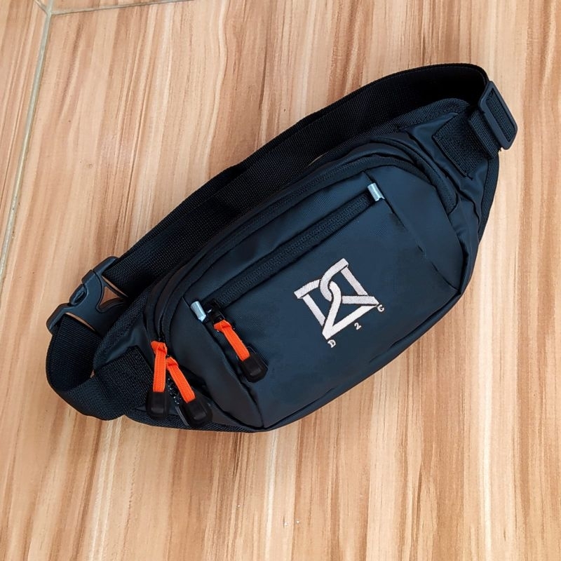 Tas Selempang Pria Waterproof Waistbag D2c Pria anti air 4 Resleting