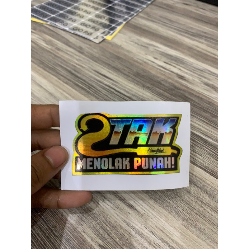 Stiker 2tak menolak punah