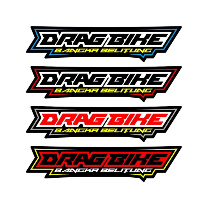 

STICKER DRAGBIKEBABEL 12PCS