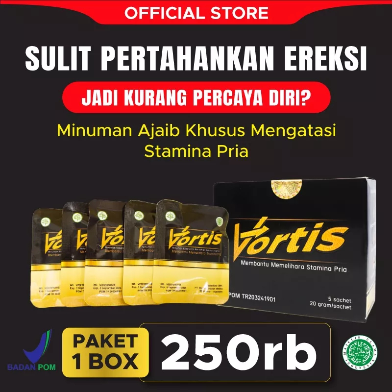 VORTIS Herbal Original dr. Yusuf Bachmid Stamina Pria Obat Kuat