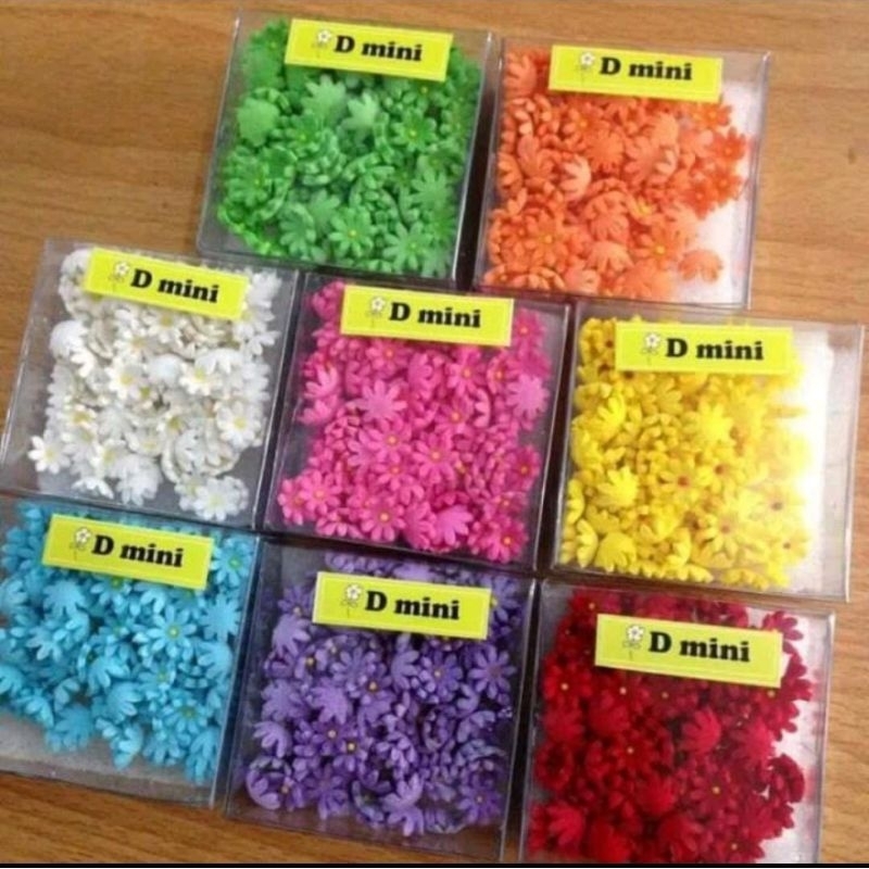 

Bunga Gumpaste Fondan Rose Mini Flower isi 100
