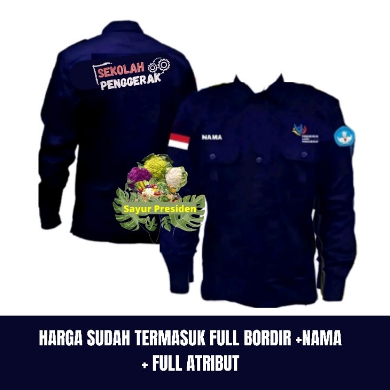 Seragam Kemeja PDH Guru Penggerak Sekolah Penggerak kemeja sekolah penggerak kemeja guru penggerak s