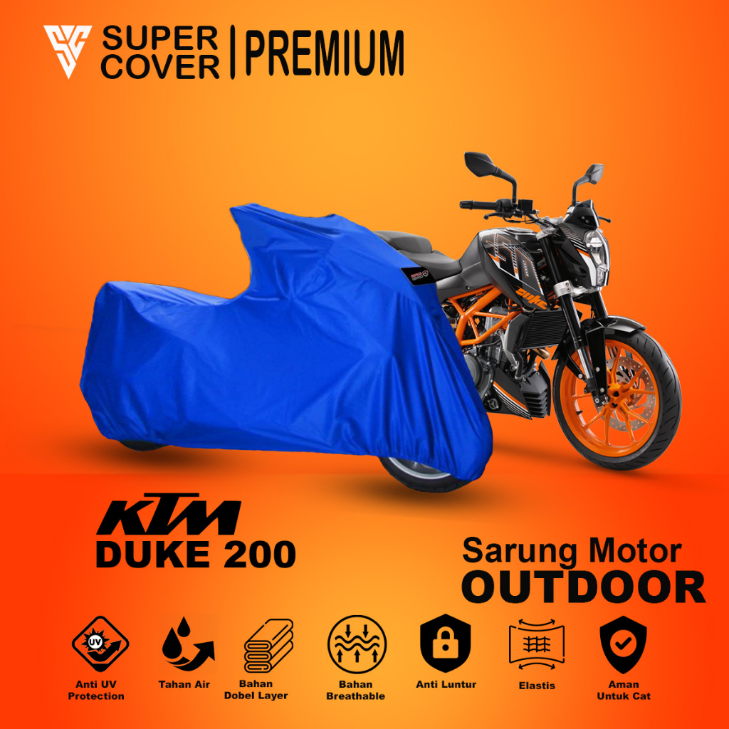 Sarung / Cover Motor KTM DUKE 250 CC All Series Super Cover Outdoor