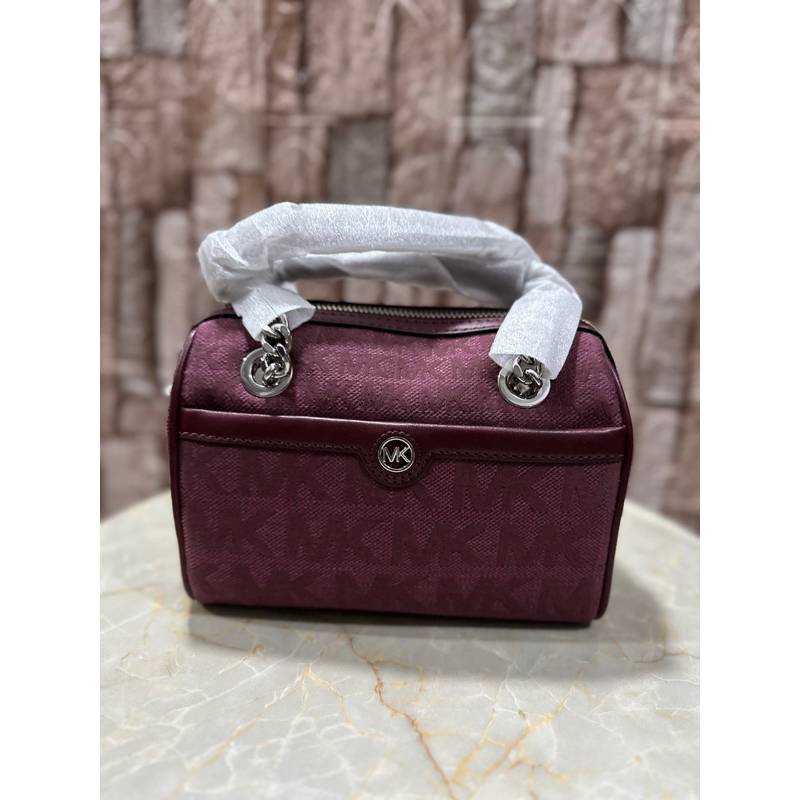 MK SINGAPORE speedy Xs maroon