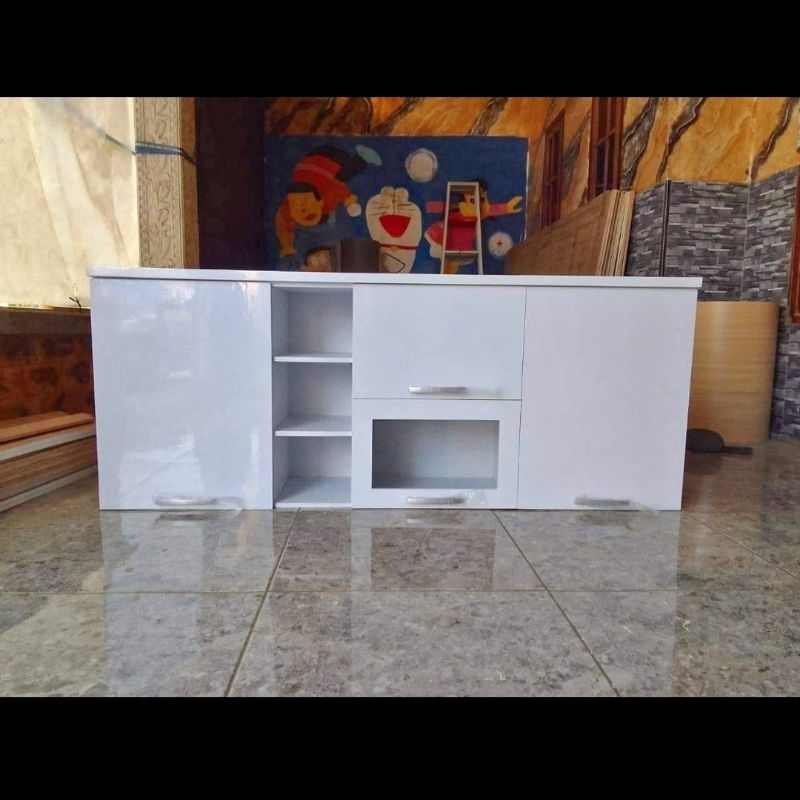 Rak dapur Kitchen set minimalis Cabinet kitchen atas Rak gantung dapur P 200cm x  L 32cm x T 80cm