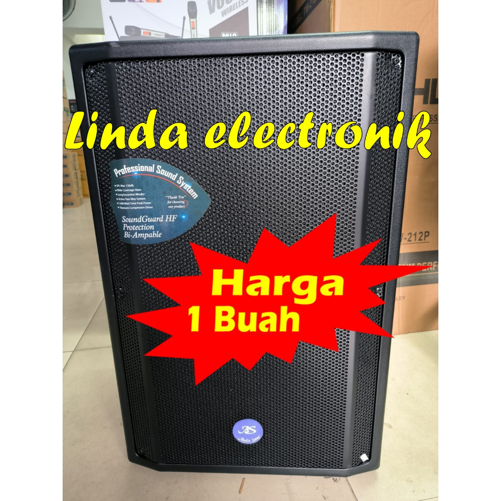 speaker aktif audio seven as 7 as-7 as7 15 inch 1000 watt 1 buah