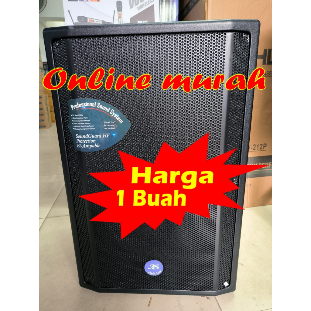 speaker aktif audio seven as 7 as-7 as7 15 inch 1000 watt 1 buah