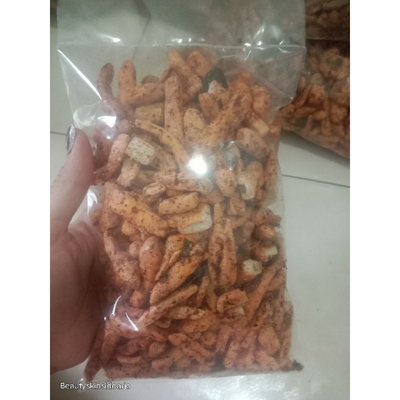 

( 250 gr ) Basreng Stik Daun Jeruk Viral Gurih dan Renyah