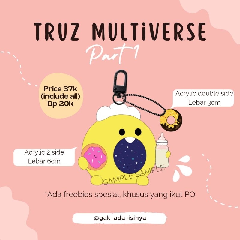 GANCI KEYCHAIN KEYRING TRUZ TREASURE PRE ORDER