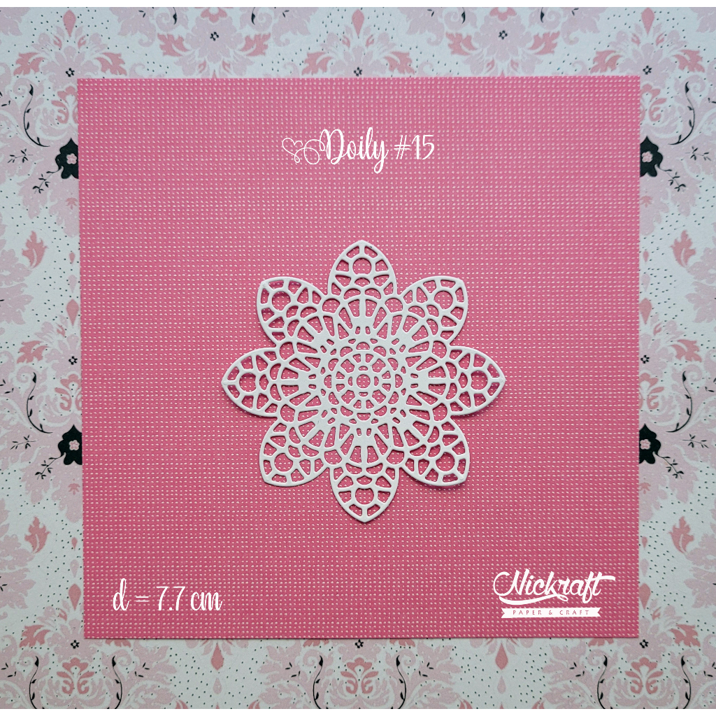 

DOILY #15 - Hiasan Scrapbook Jurnal Die Cut Doily Paper