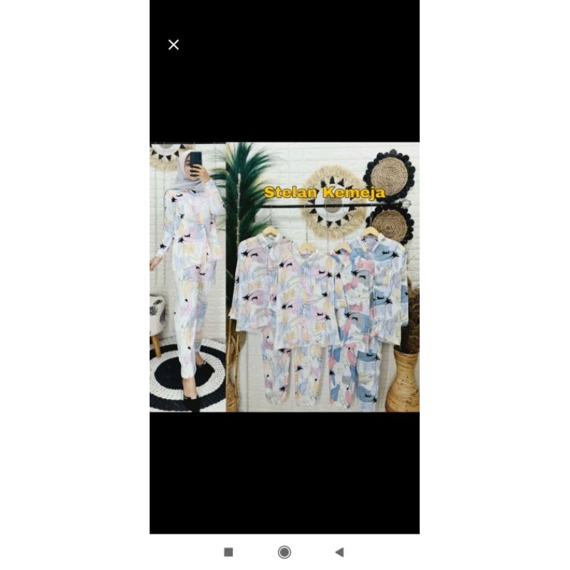 Paket usaha 1 kodi kemeja / setelan baju wanita