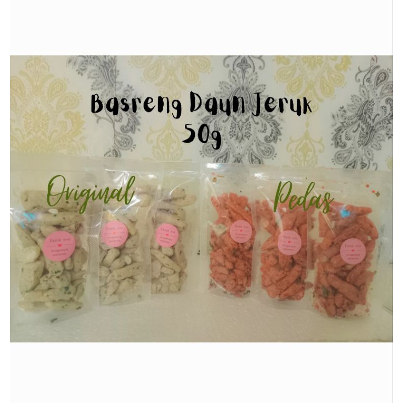 

Basreng Daun Jeruk Original/Pedas 50g