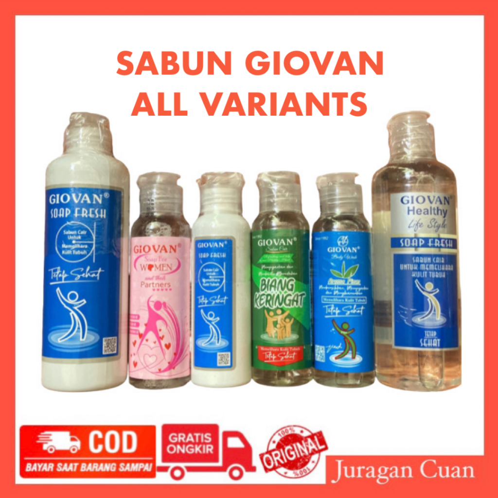 SABUN GIOVAN ALL VARIANTS / SABUN GATAL-GATAL / BIANG KERINGAT / SABUN BAYI / SABUN KEWANITAAN