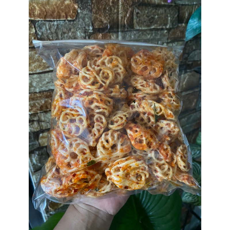 

kerupuk bantat seblak kering babangi rafael 250g wangi daun jeruk
