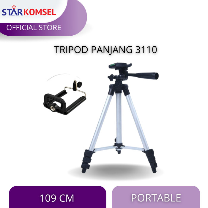 TRIPOD PANJANG PORTABLE / TRIPOD HP / TRIPOD KAMERA