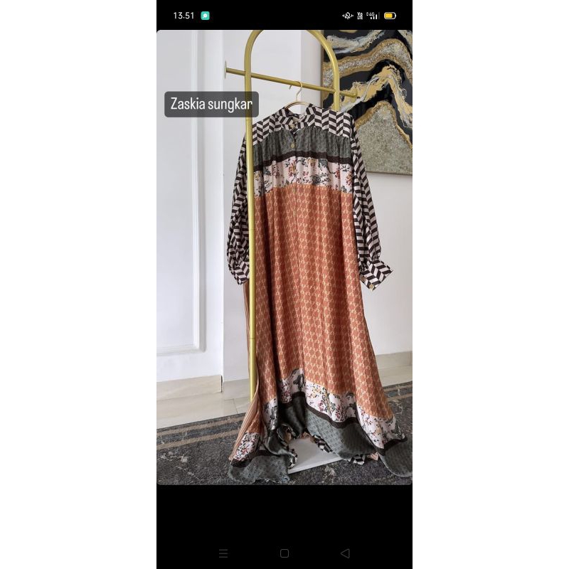 Zaskia Sungkar Layla dress brick PL