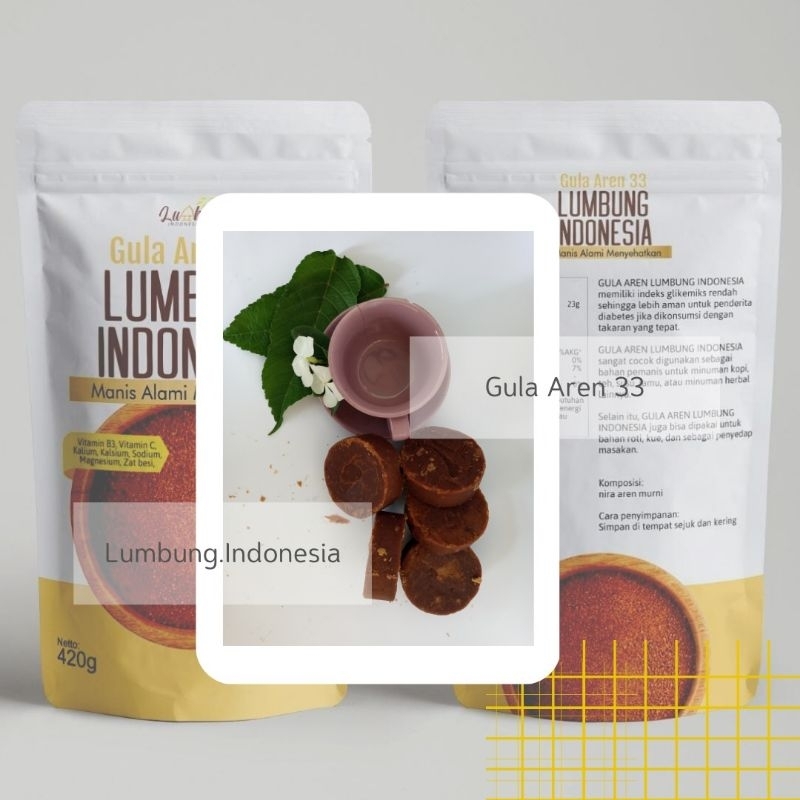 

LUMBUNG INDONESIA Gula Aren 33 Bubuk 420 g