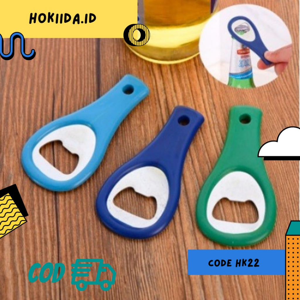 Pembuka Botol Minuman Soda Kaleng Bottle Opener Gantungan Kunci Unik