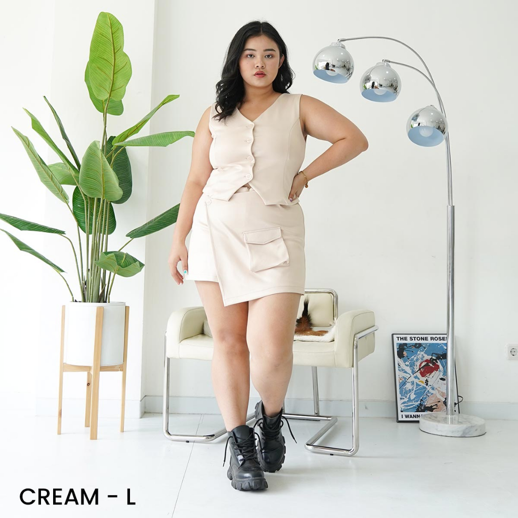 Skort Mini Leather Hadid (L-XL)