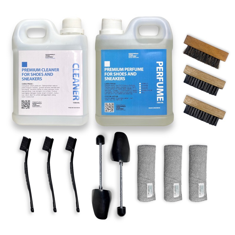 Permanence Your Clothes - Paket Usaha Sabun Cuci Sepatu P-1 Shoes Care - Shoes Cleaner Pembersih Sep