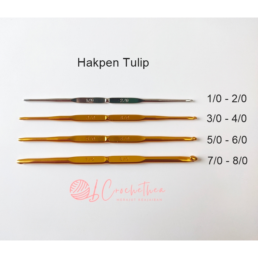 Hakpen Tulip/Jarum Rajut/Hook Crochet