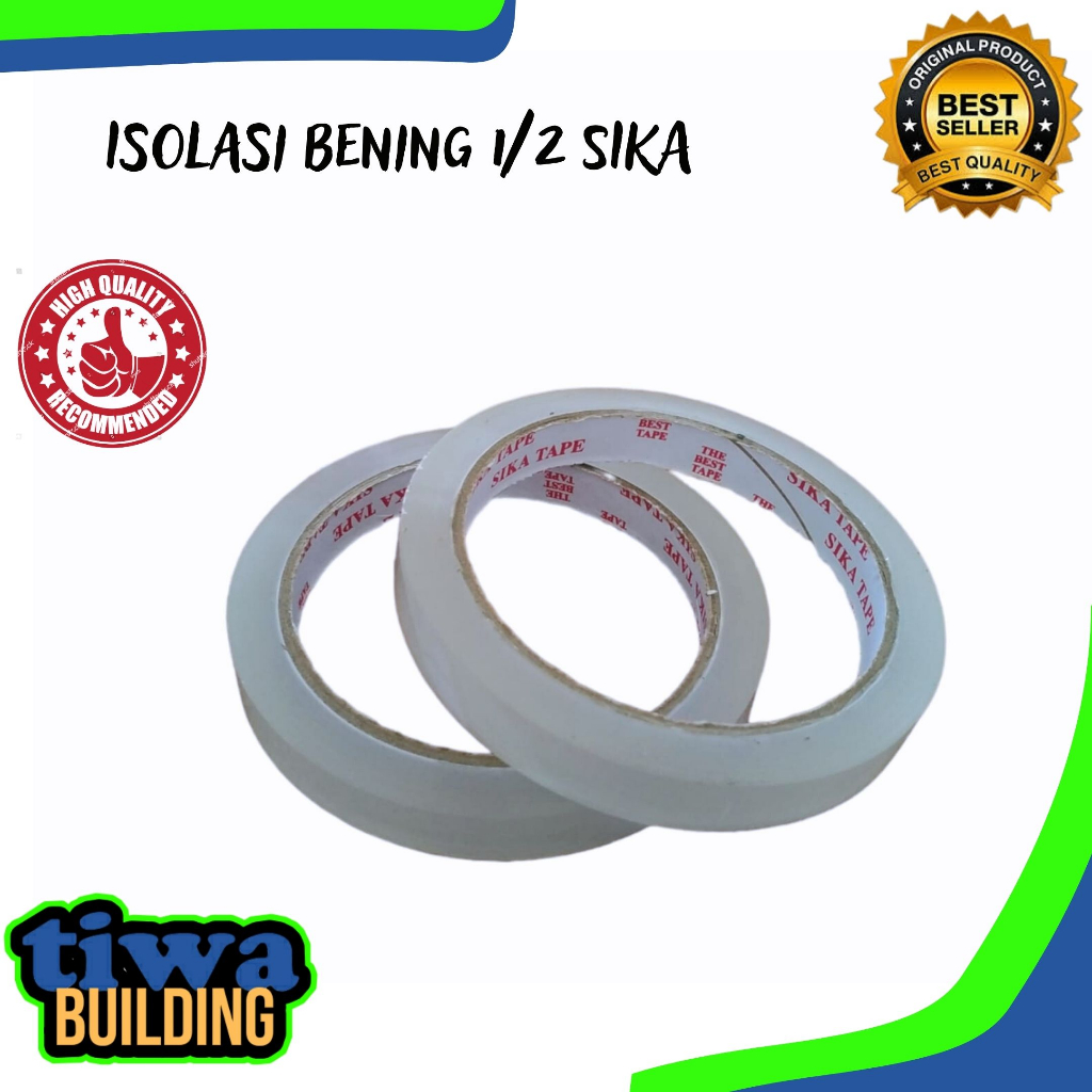 

ISOLASI BENING 1/2 SIKA / SELOTIP / SIKA TAPE