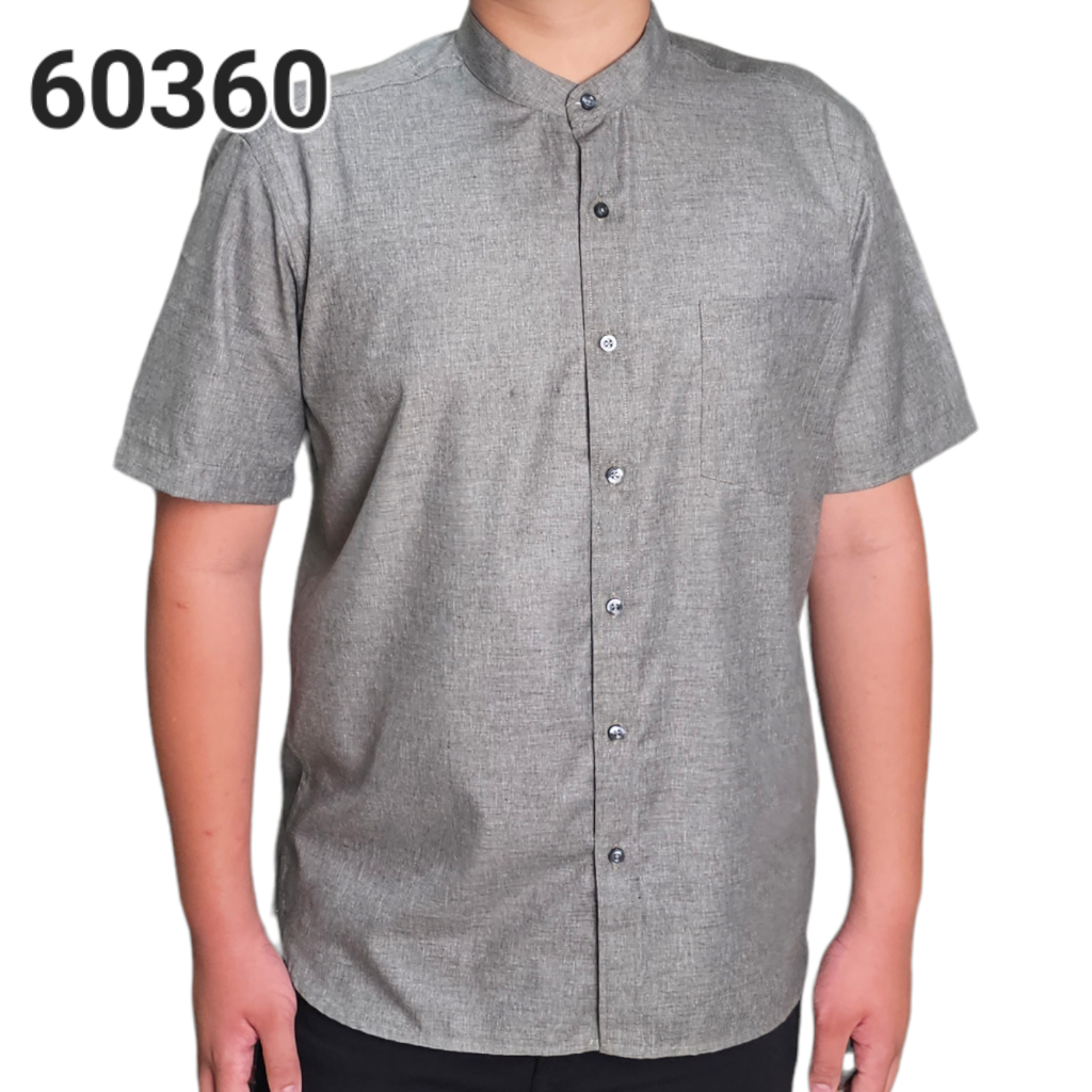 MaxMarine Baju Koko Casual Lengan Pendek Pria Hijau Muda 60360