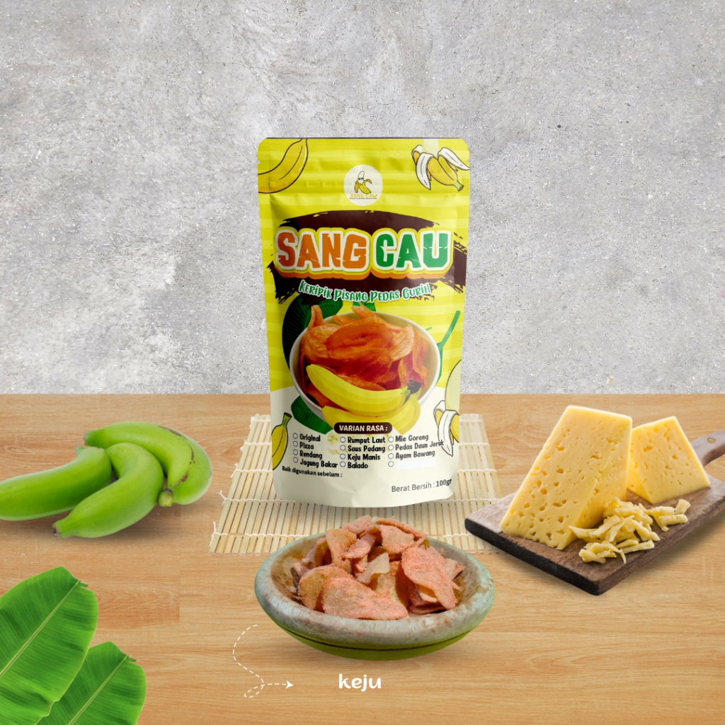 

Sang Cau Viral Keripik Pisang Rasa Keju Manis (100 gr)