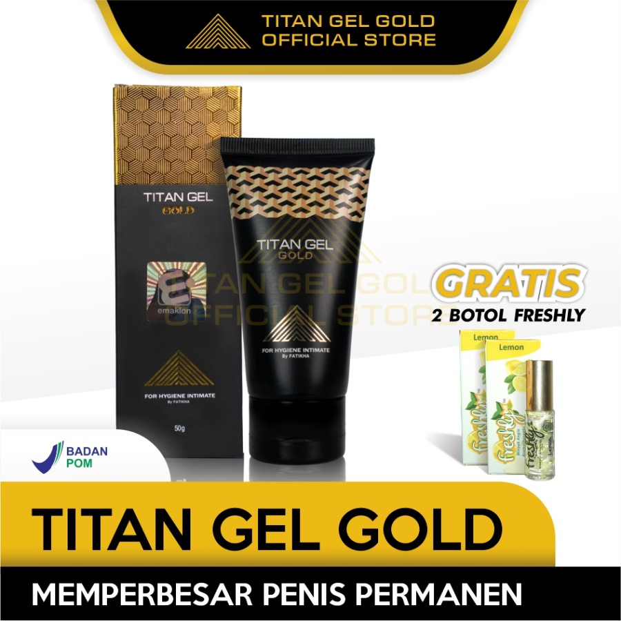 MH 012 TITAN GEL GOLD 50 ML PEMBESAR PNS / BONUS MADU SUPER TONIK
