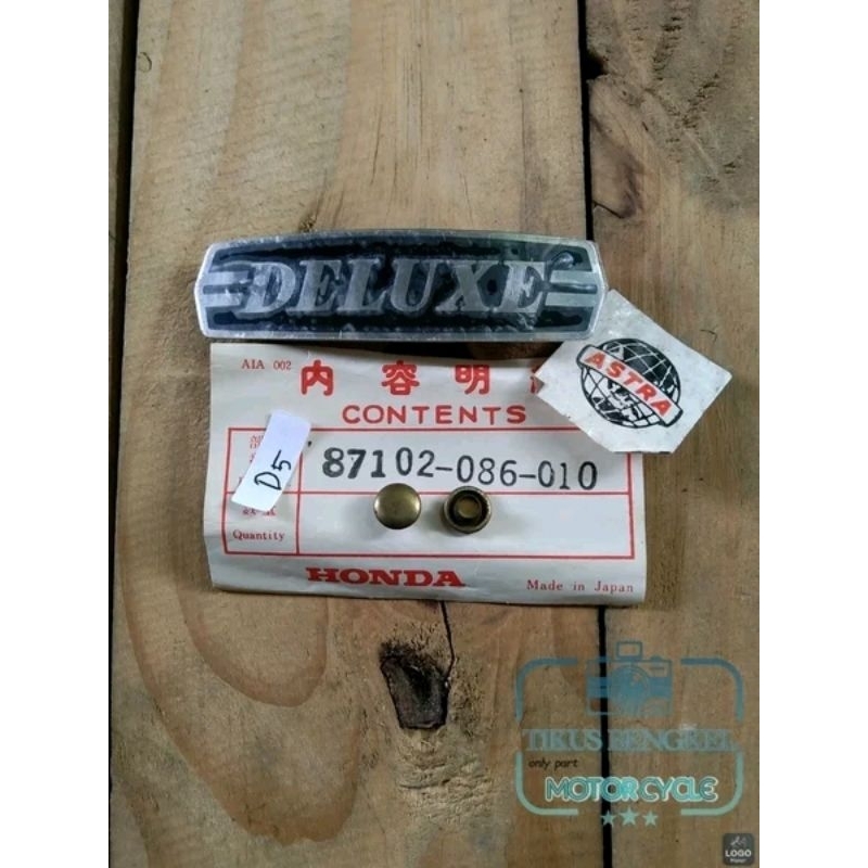 Emblem Logo Sayap Leigshiel Depan Honda C70 C 70 Original