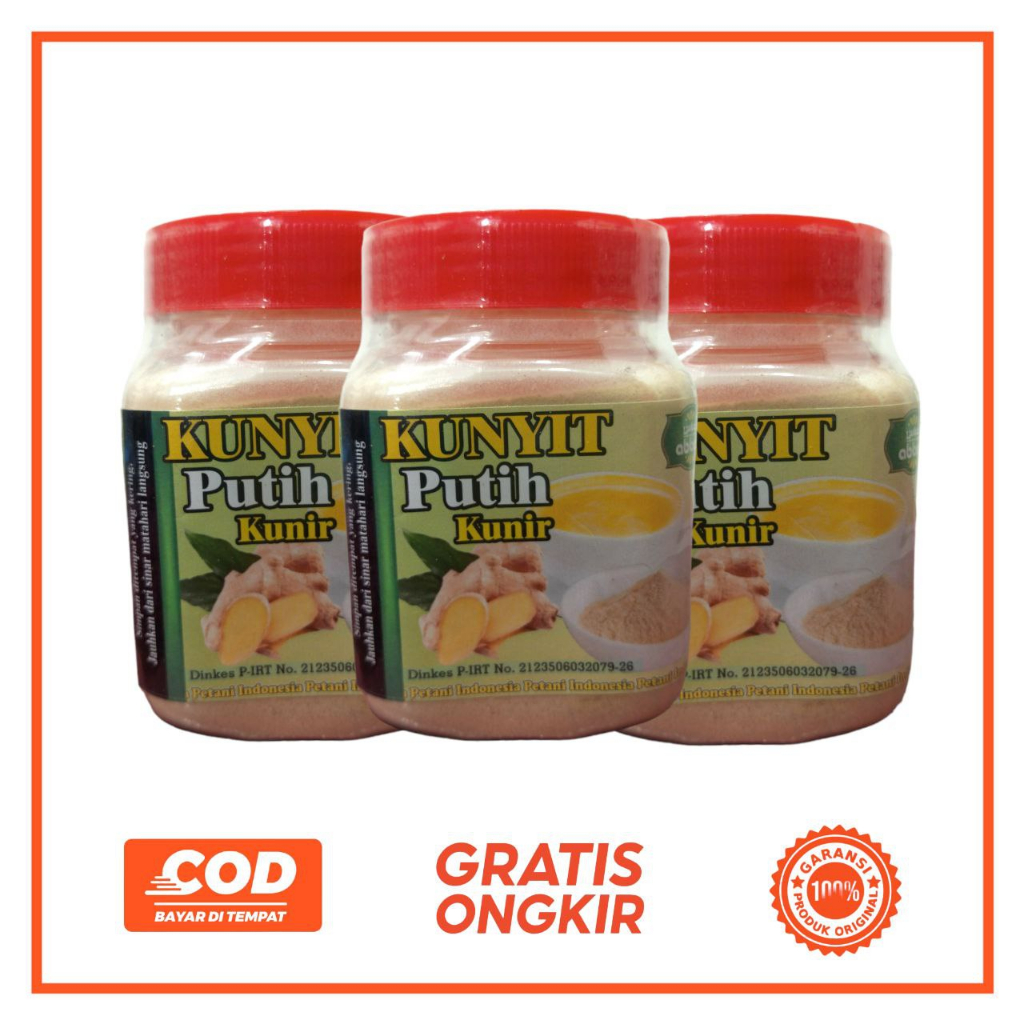 

Kunyit Putih Bubuk / Serbuk Kunyit Putih Organik 100gr Asli Original