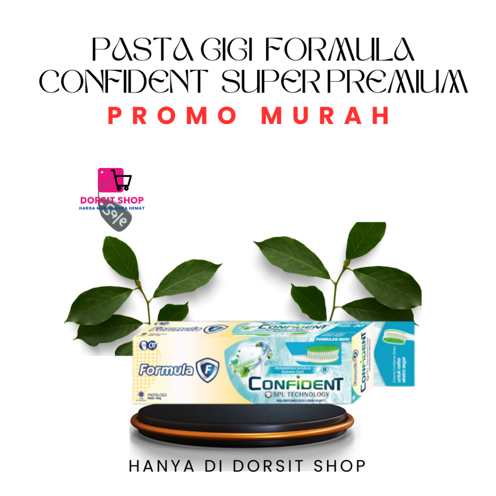 Pasta Gigi Formula Confident + Sikat Gigi Premium