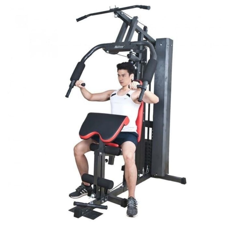 alat fitness latihan beban home gym 1 sisi total fitness