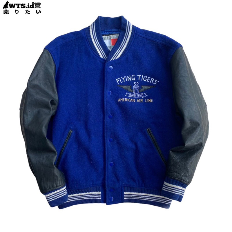 varsity vintage leather