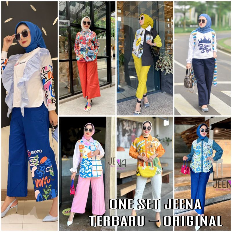 ONE SET JEENA STYLE TERBARU ORIGINAL